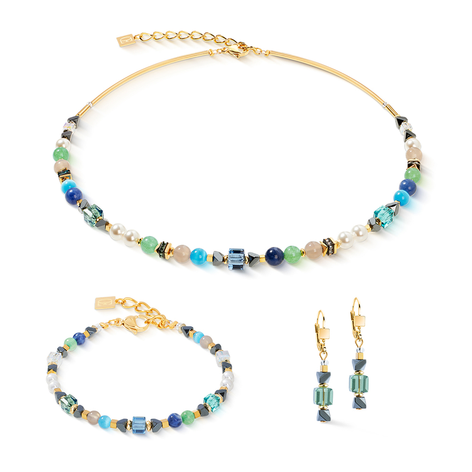 Браслет Coeur de Lion Green-Turquoise 4243/30-0506