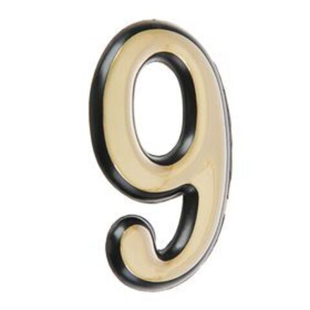Цифра на дверь, 9  (100шт)