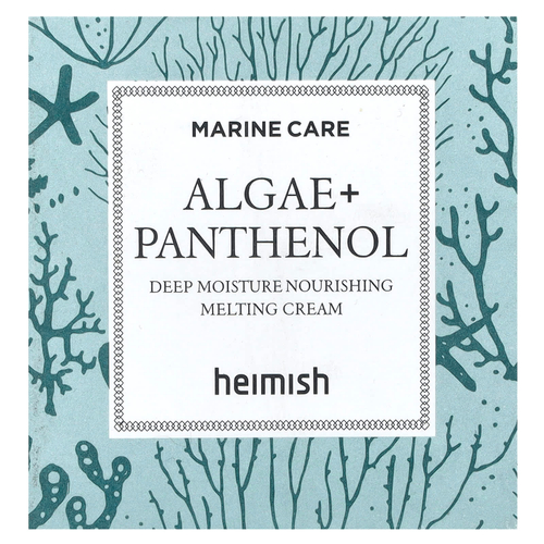 Heimish, Marine Care, водоросли и пантенол, питательный тающий крем с глубоким увлажнением, 55 мл (1,85 жидк. унции)