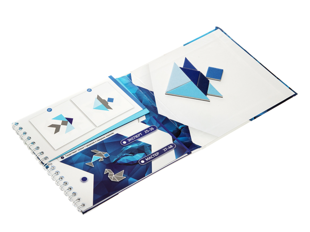 Игра магнитная головоломка Танграм Квадрат