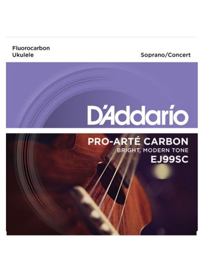Струны для укулеле сопрано/концерт D'ADDARIO EJ99SC