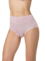 Трусы с высокой линией талии из деликатного бамбукового полотна (Размер: 4X) (Цвет: серый)