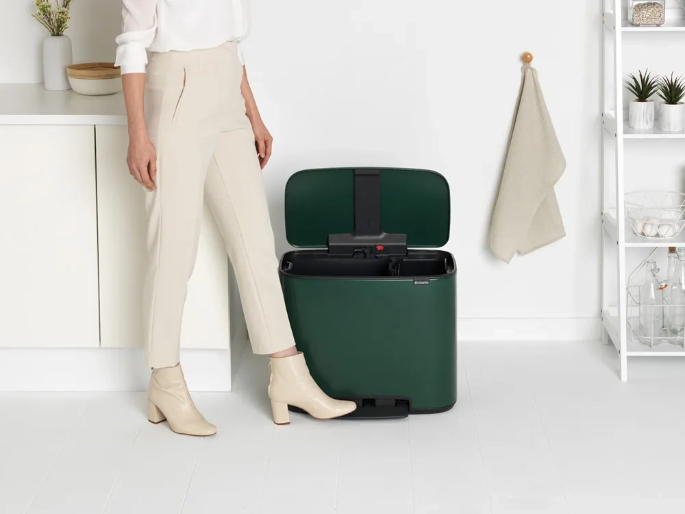Brabantia Контейнер для сортировки мусора Bo 11+23л Pine Green 304125