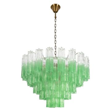 Подвесная люстра 18*Е14 10580/800 Clear green зеленый градиент Murano LOFT IT
