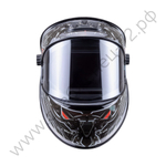 Маска сварщика КОРУНД МЕГА чёрная (ф-р MEGA, внеш. регулировка) в коробке