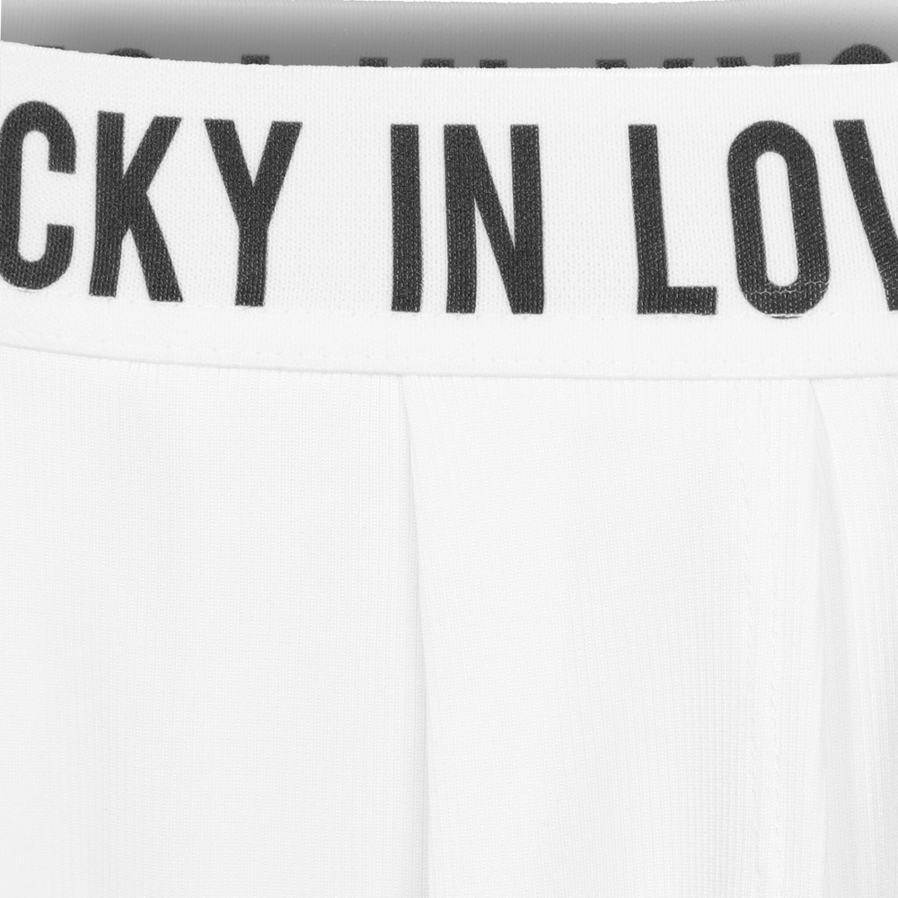 Женская теннисная юбка Lucky in Love Let's Get It On Skirt Women - White, Black