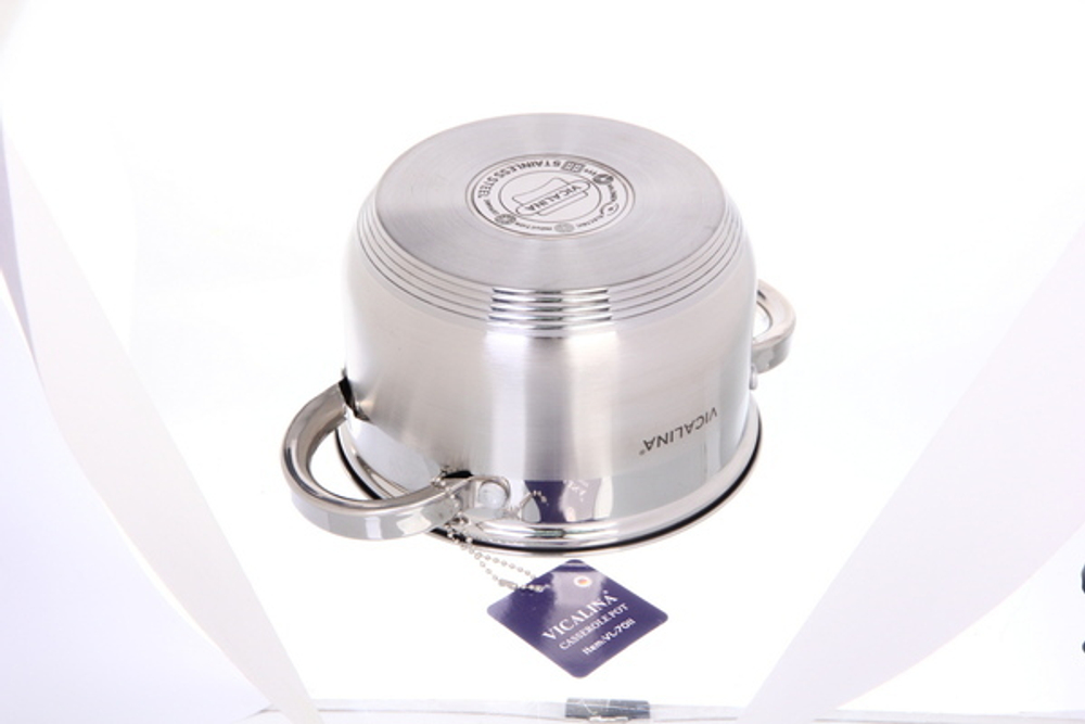 Кастрюля из нержавеющей стали VICALINA 1,9л, индукция, VL-7011