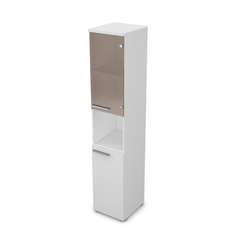 9ПД.005.13 Пенал высокий со стеклом и нишей (400*450*2045)