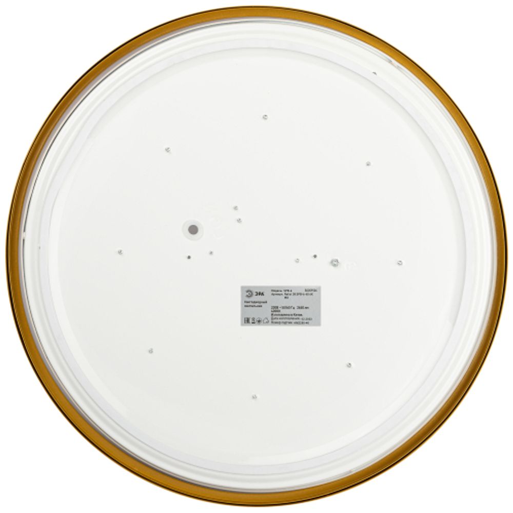 Светильник потолочный светодиодный ЭРА Relict 38 SPB-6-40 4К MG 40W 4000K Золото