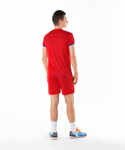 Шорты волейбольные JVS-1130-021, красный/белый, детский