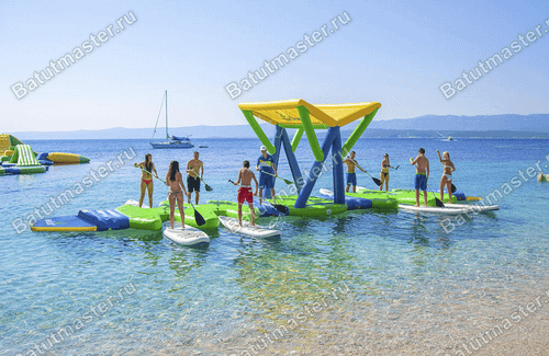 Модуль водного парка «Док-станция», 16×4×2 м