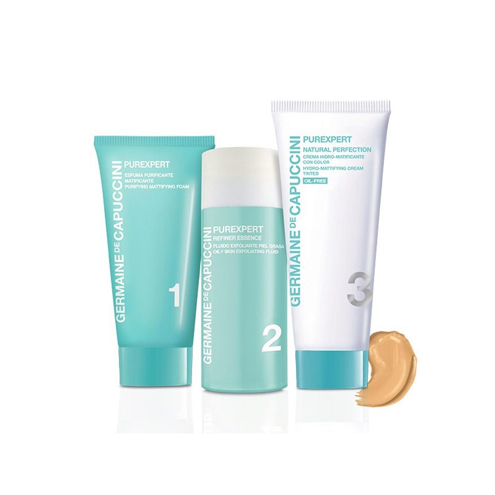 GERMAINE DE CAPUCCINI PUREXPERT SET 1-2-3 OILY, TONE