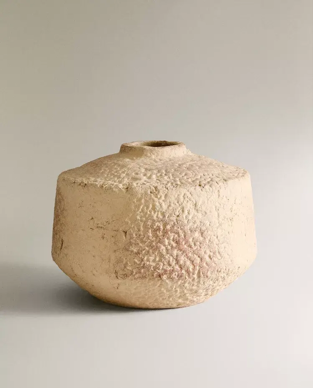 ZARA HOME КЕРАМИЧЕСКАЯ ВАЗА, БЕЛЫЙ