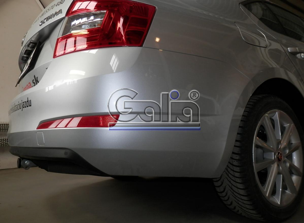 Фаркоп оцинкованный Galia S105C для Skoda Octavia седан/универсал 2013-(паспорт и сертификат в комплекте)(без электрики)