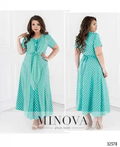 Платье 367-бирюза Minova