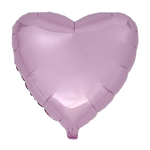 Воздушный шар Сердце 44см (Розовое) Пастель