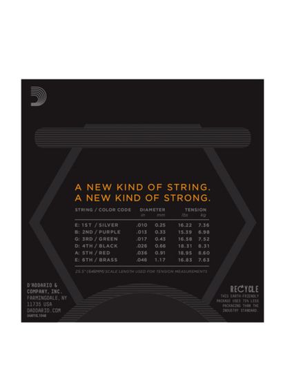 Струны для электрогитары 10-46 D'ADDARIO NYXL1046