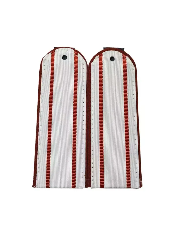 Погоны МЧС белые 2 просвета