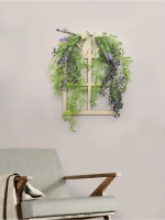 Декор настенный "Окошко с зеленью"