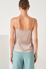 22863 Блузка женская (пудровый)