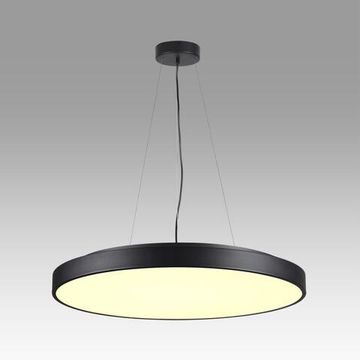 7756/92L MITRA LED SN 097 Светильник металл/акрил/черный LED 80Вт+12Вт(подсветка) 3000K D800 IP20 QUASAR