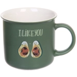 Кружка керамическая 390мл «Авокадо» в подарочной коробке