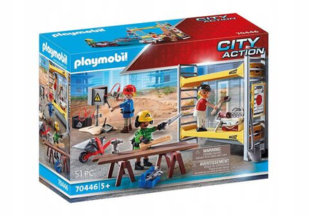 Конструктор Playmobil City Action Строительные леса с рабочими 70446