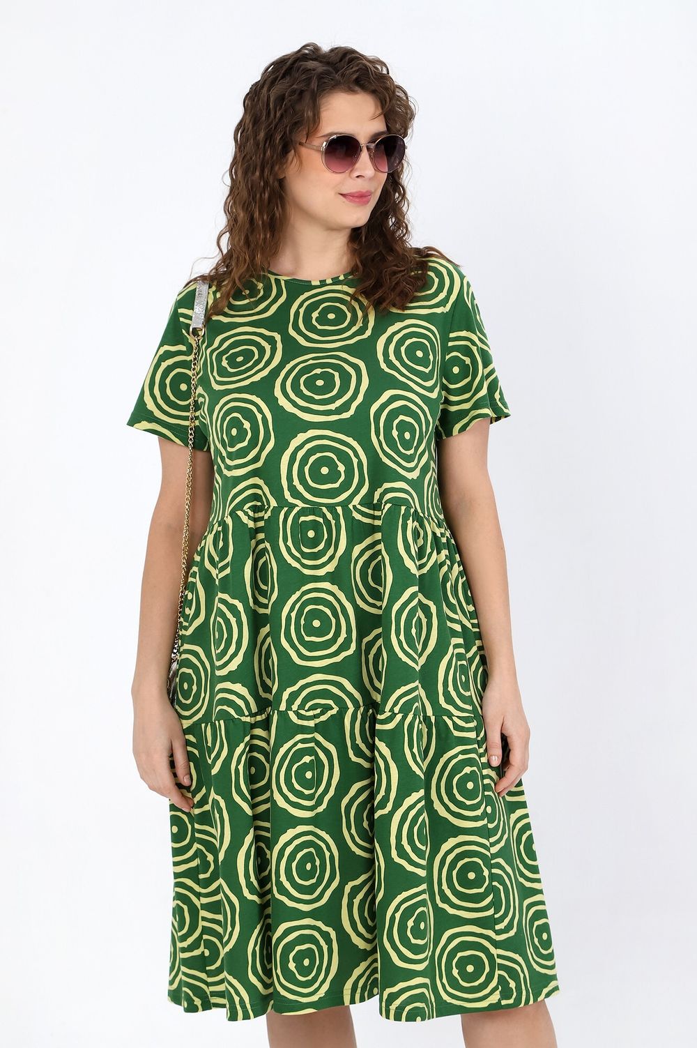 Платье Лабиринт-1 Виотекс ЗЕЛЁНЫЙ