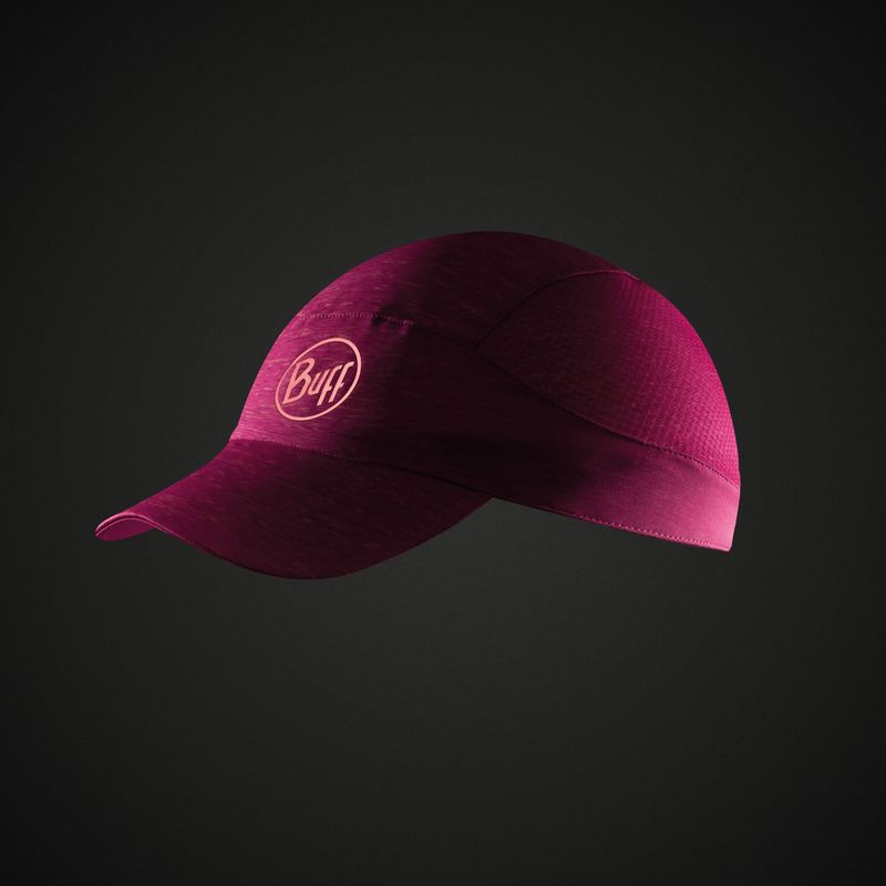 Спортивная кепка для бега Buff Pack Run Cap R-Pink HTR Фото 5