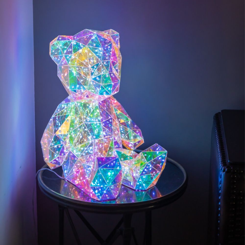 ULD-R504 USB-RGB BEAR Светильник декоративный Мишка. с USB проводом. 80 светодиодов. RGB свет. Цвет корпуса радужный. TM Uniel