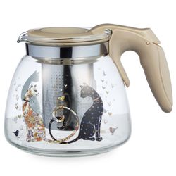 ЗАВАРОЧНЫЙ ЧАЙНИК AGNESS С ФИЛЬТРОМ "ПАРИЖСКИЕ КОТЫ" 900 МЛ.