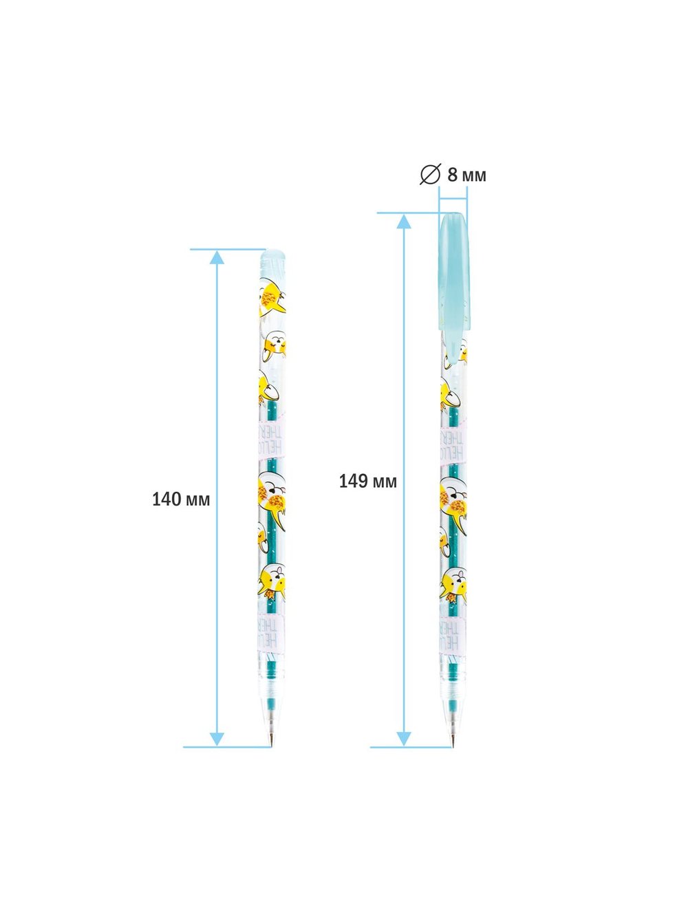 Набор гелевых ручек 6 цветов, линия письма 1,0 мм (GPCA06_53142)