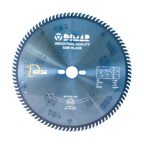 Пильный диск для ЛДСП усиленный бесшумный 300x30x3.2/2.2x96 DSQ DIMAR 95406256