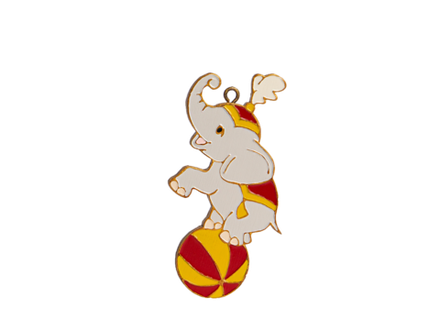 Новогодняя игрушка Слон на шаре