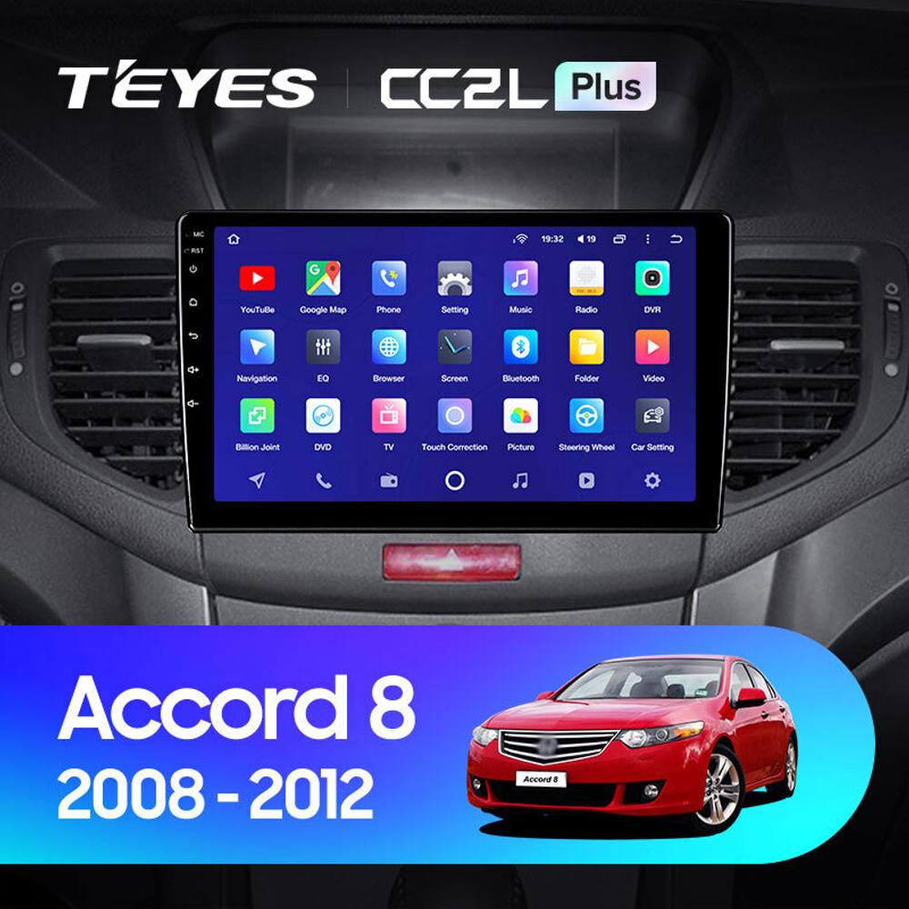 Teyes CC2L Plus 9" для Honda Accord 2008-2012