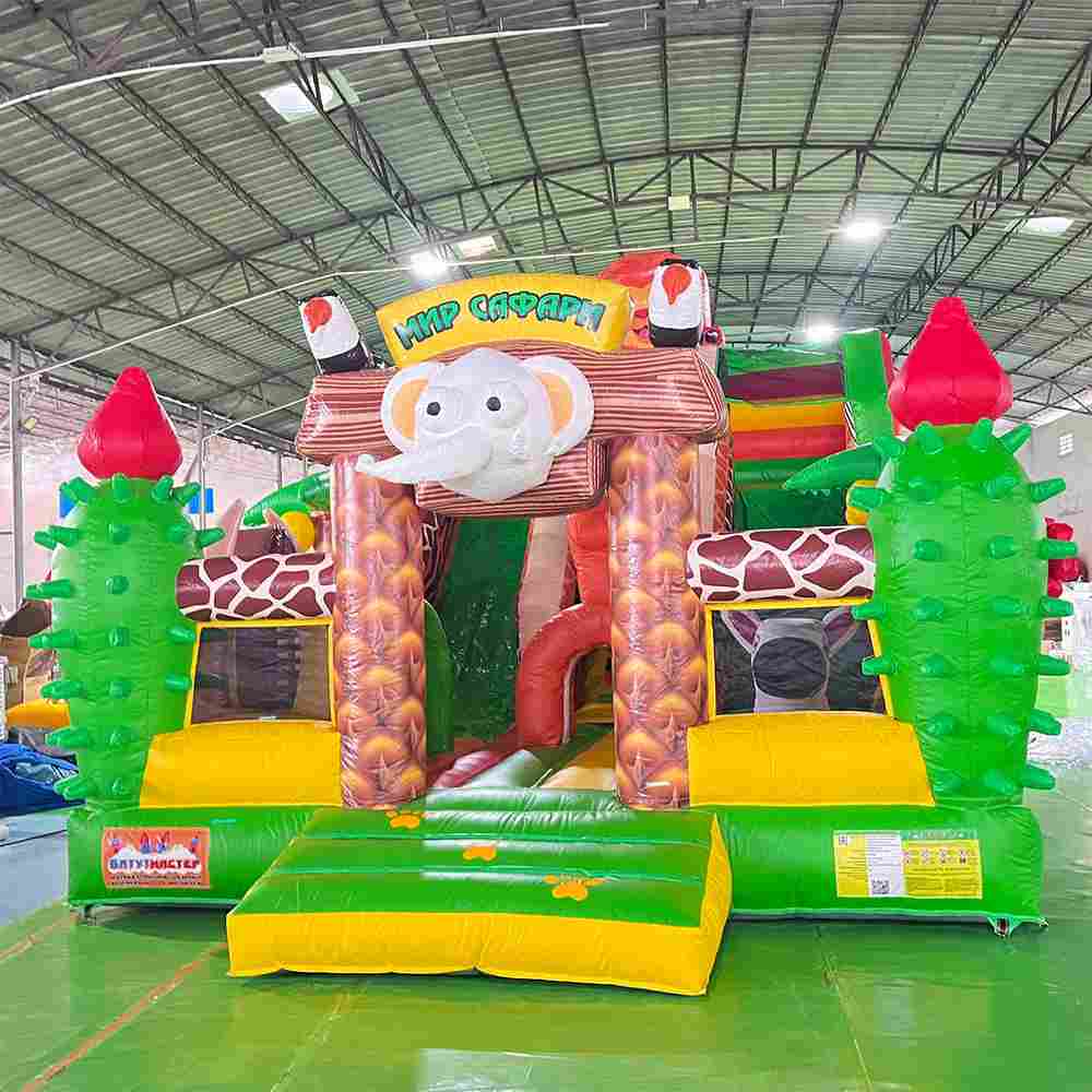 Коммерческий надувной батут «Сафари Ультра 2», 8*5*5 м.