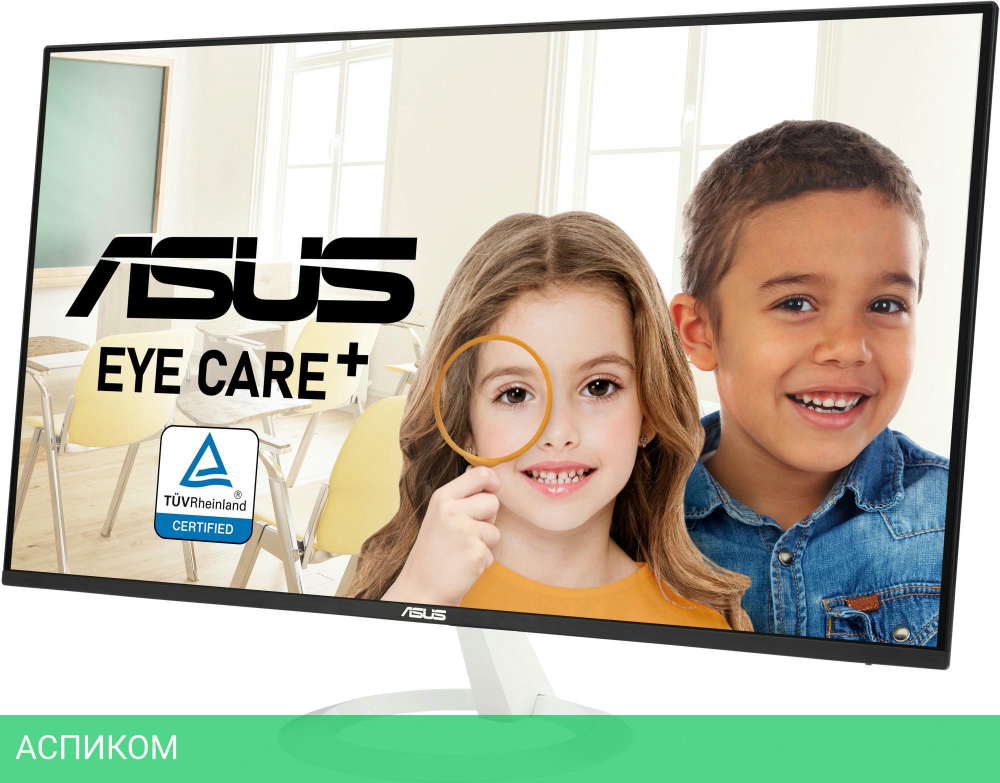 Монитор Asus VZ27EHF-W белый (90LM07B0-B02470)