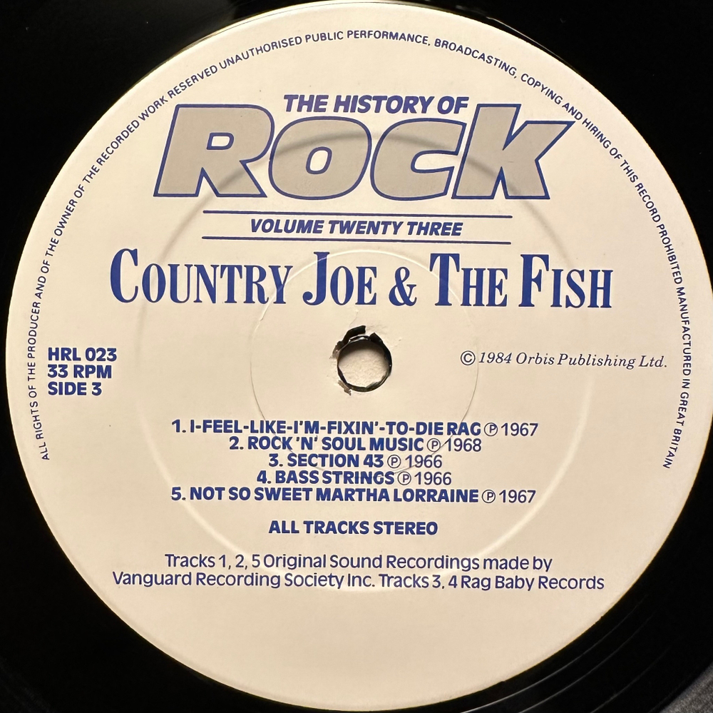 Сборник - The History Of Rock 23 (Англия 1984г.) 2LP