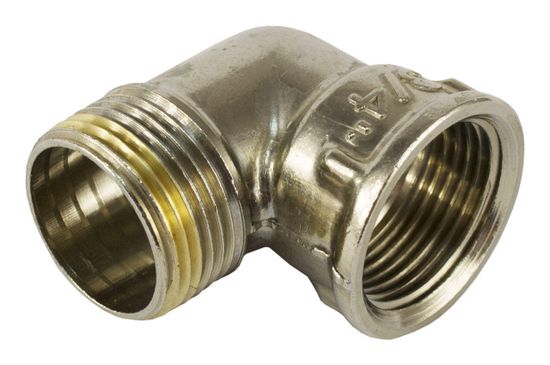 Уголок 3/4"в-н никель