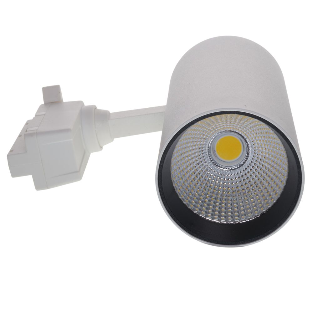 ULB-Q276 32W-4000К WHITE Светильник-прожектор светодиодный трековый. 3000 Лм. Белый свет 4000К. Корпус белый. ТМ Volpe.