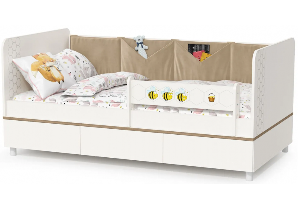 Софа Эльга белый шагрень