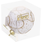 Новогодний шар «Зимнее кружево» 8 см, Золото