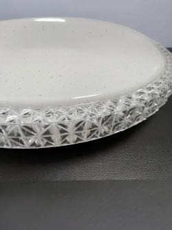 Люстра потолочная светодиодная с пультом. Светильник для спальни, зала, гостиной, детской комнаты. SkyTop 130w, 50 см