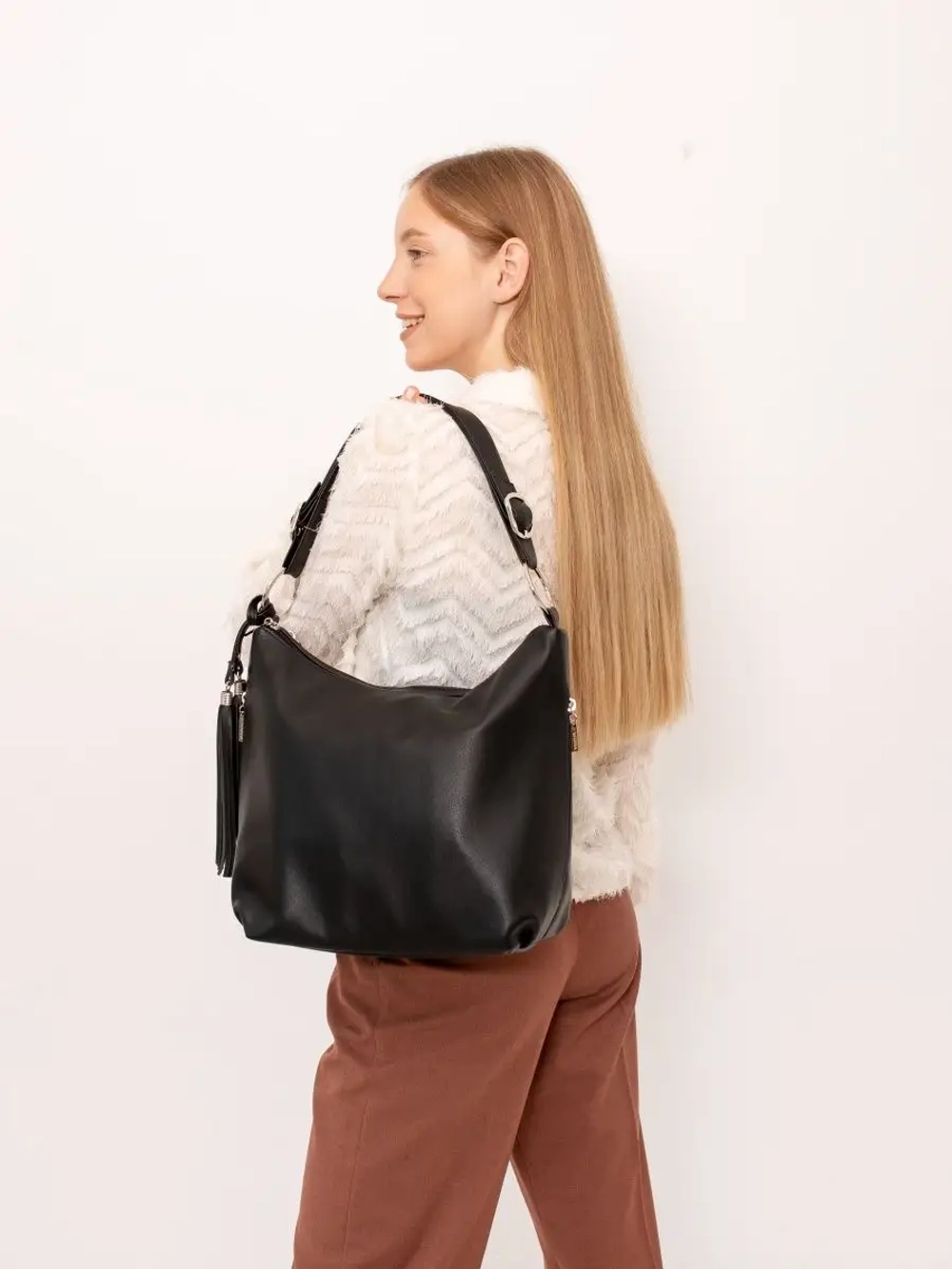 Сумка через плечо большая шоппер мешок спортивная