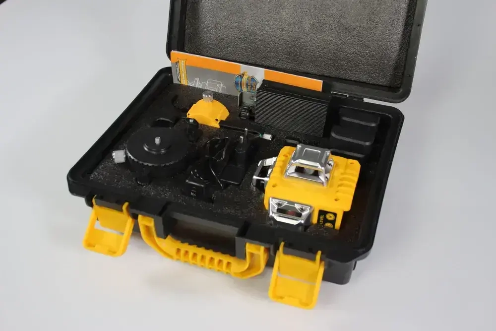 MAXLIGHT Лазерный уровень 16 линий 360 4D / Нивелир строительный профессиональный