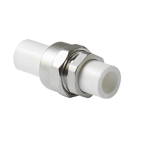 Вставка разборная комбинированная Ø 20 ППР (белый)