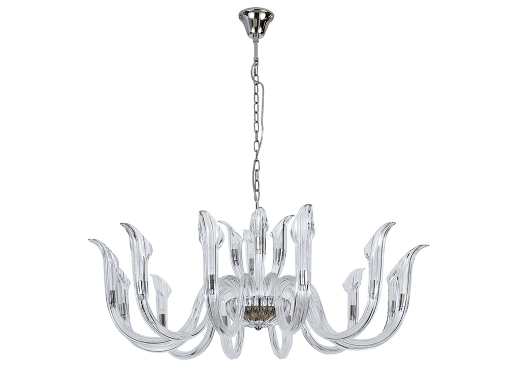 Подвесная люстра Newport LILIA 3654+12/C nickel, М0070040