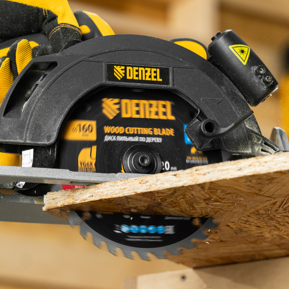 Пильный диск по дереву ф160 х 20 мм, 36 зубьев Denzel