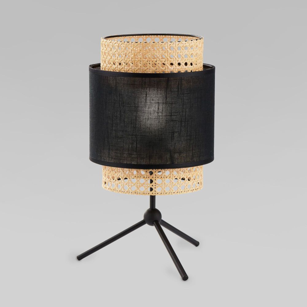 Настольный светильник с тканевым абажуром 5567 Boho Black