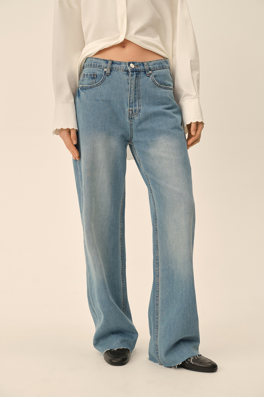 Джинсы (Утро после свиданки), голубые